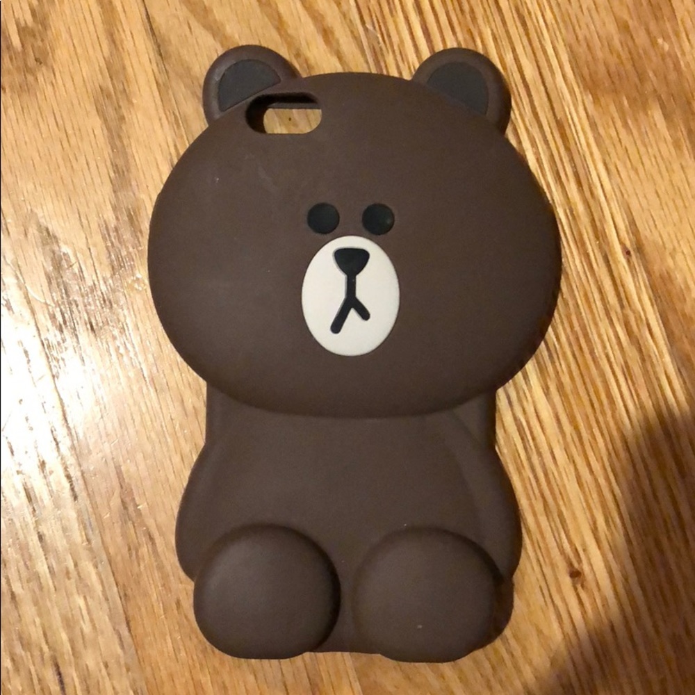 The LINE bear phone case for iPhone 6splus